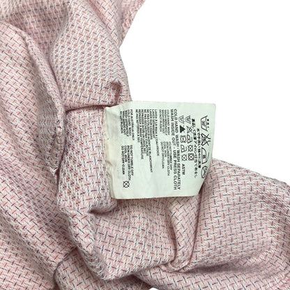 Vintage 90s 00s Pink White Prada Red Label Button Down Shirt S
