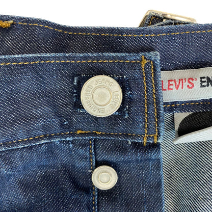 VTG 90S LEVIS ENGINEERED CINCH BACK TWISTED SEAM INDIGO RED TAB SKATER 38W 34L