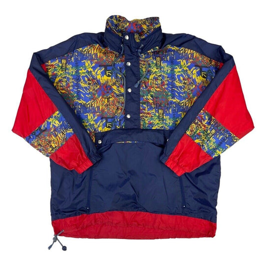 Vintage 90s San Marco Ventana Waterproof 1/2 Zip Windbreaker Large