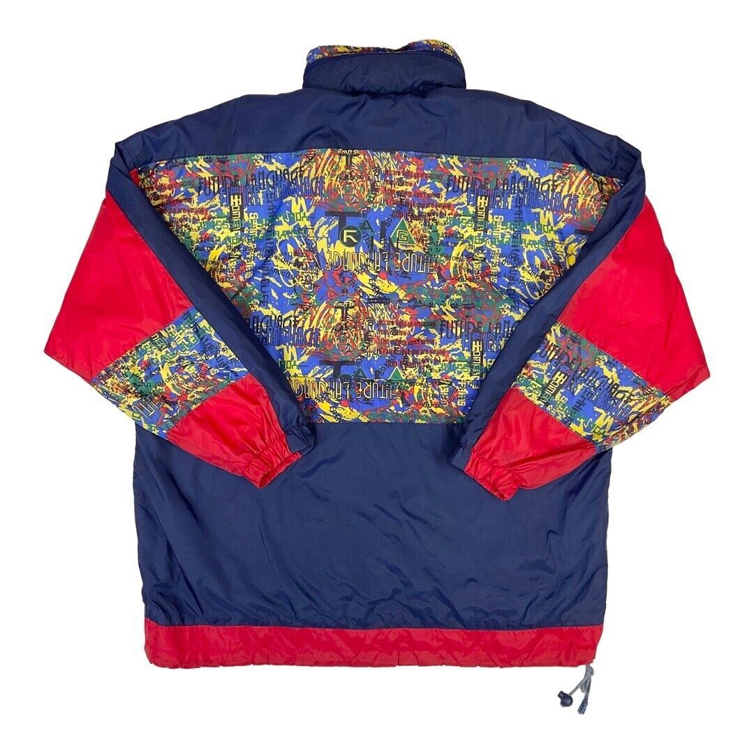 Vintage 90s San Marco Ventana Waterproof 1/2 Zip Windbreaker Large