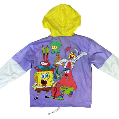 Nickelodeon Spongebob Squarepants Multi-Coloured Windbreaker Jacket Medium