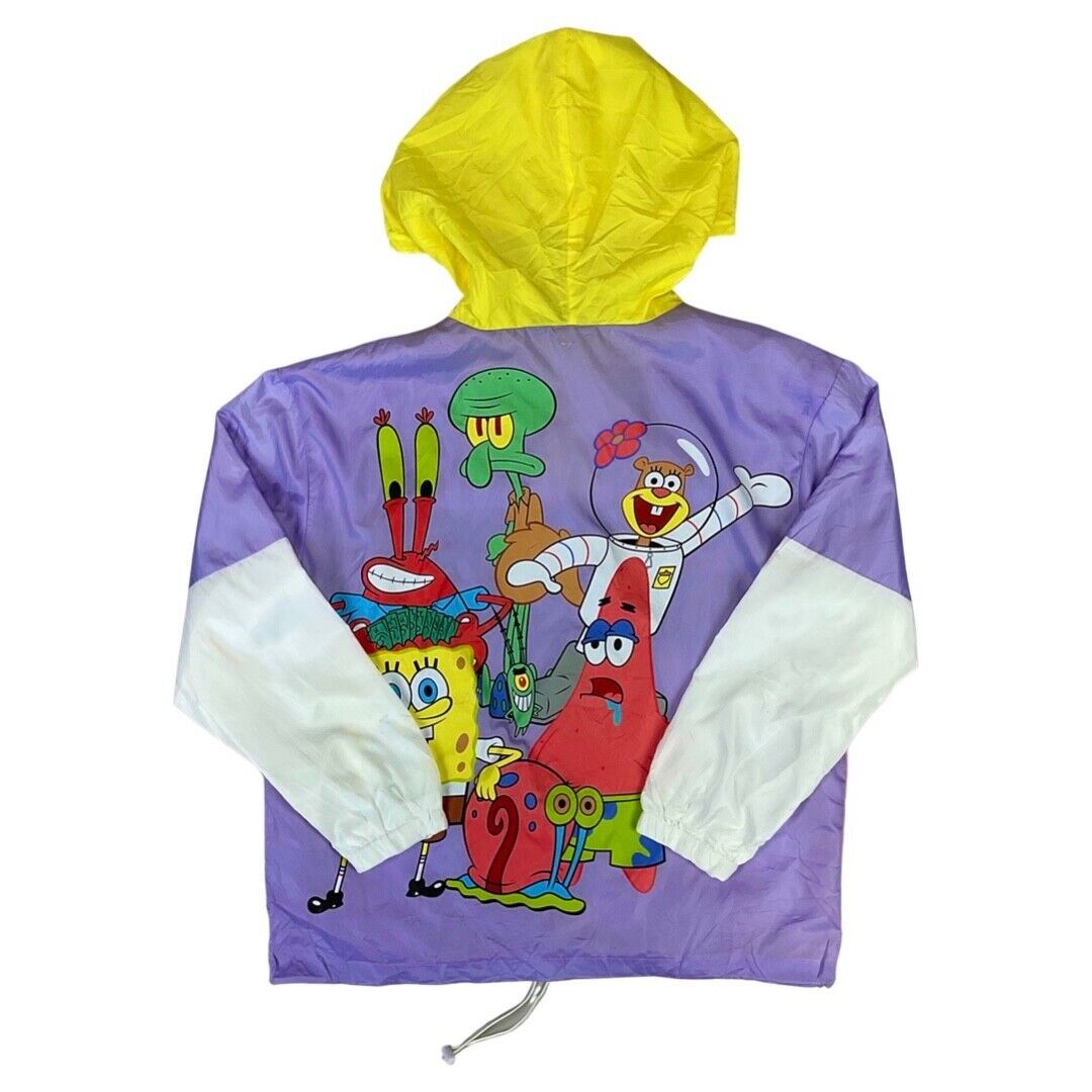 Nickelodeon Spongebob Squarepants Multi-Coloured Windbreaker Jacket Medium