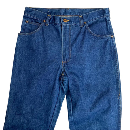 VTG 1970s USA WRANGLER BLUEBELL COWBOY JEANS BOOTCT FLARES AMAZING WEAR 30W 28L