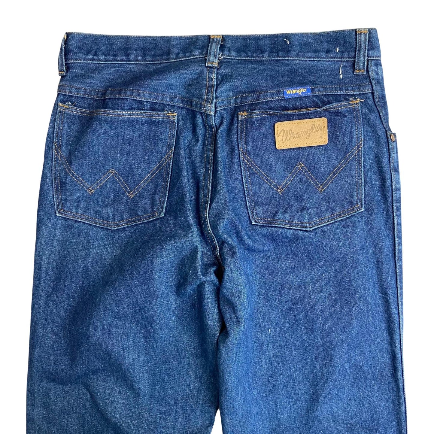 VTG 1970s USA WRANGLER BLUEBELL COWBOY JEANS BOOTCT FLARES AMAZING WEAR 30W 28L