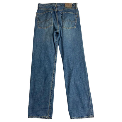 EDWIN 505X JAPANESE RED SELVEDGE RAW DENIM JEANS STRAIGHT ROCKABILLY 33W 34L