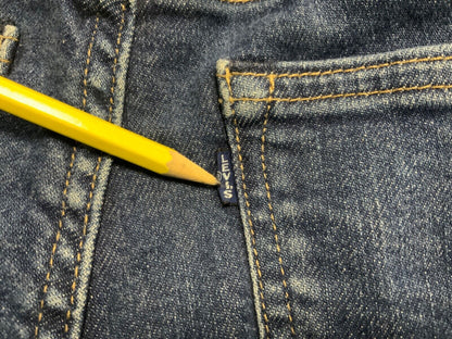LEVIS BIG E SELVEDGE MADE & CRAFTED 721 HIGH RISE SKINNY STRETCH JEANS 30W 30L