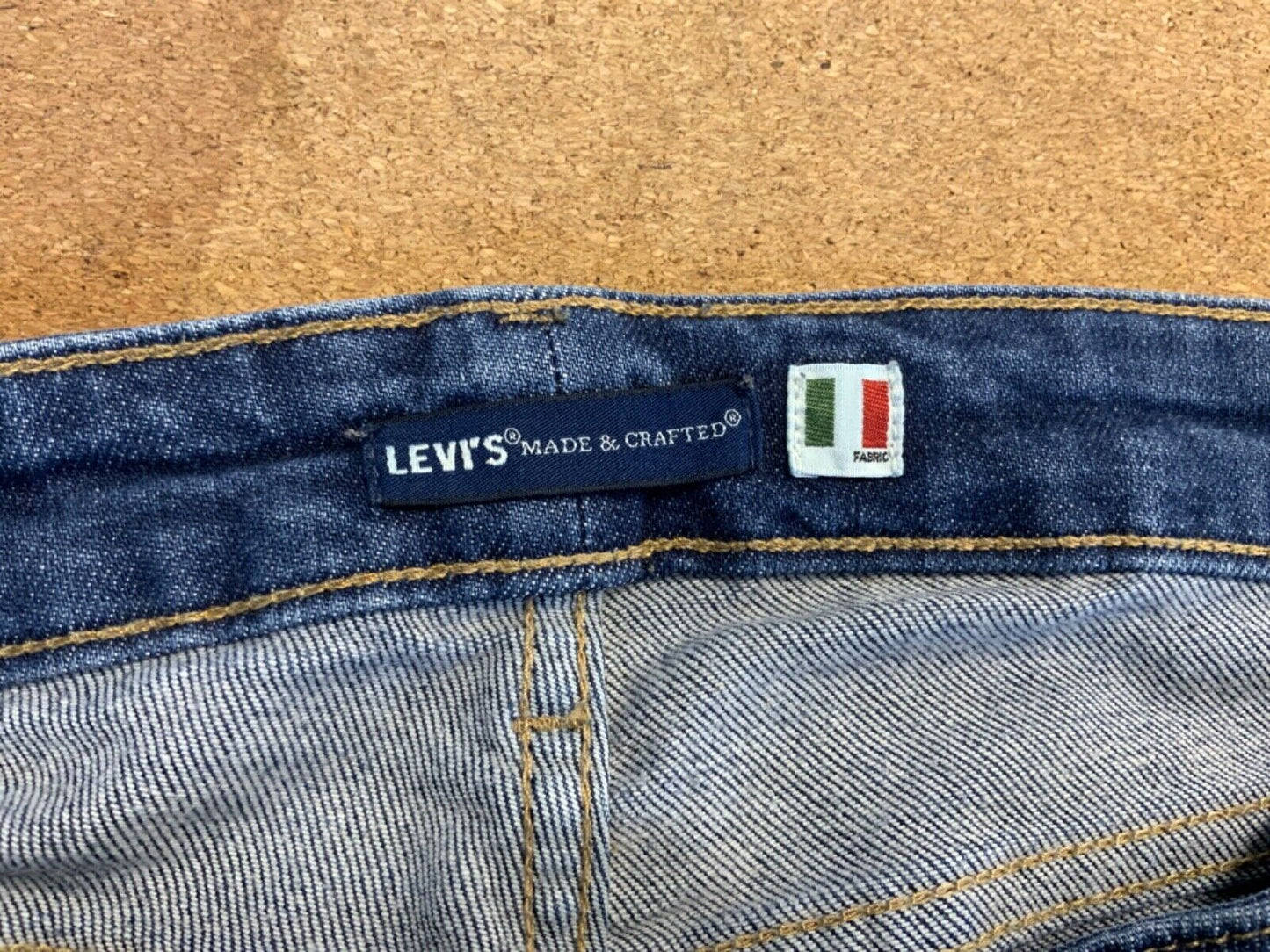 LEVIS BIG E SELVEDGE MADE & CRAFTED 721 HIGH RISE SKINNY STRETCH JEANS 30W 30L