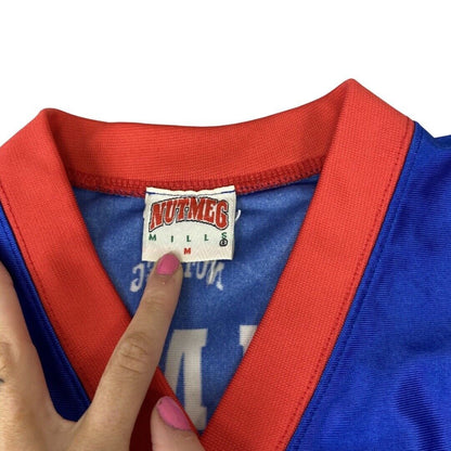 Vintage 90's Nutmeg Mills F.C. Bayern Munchen E.V. T-Shirt Jersey Large