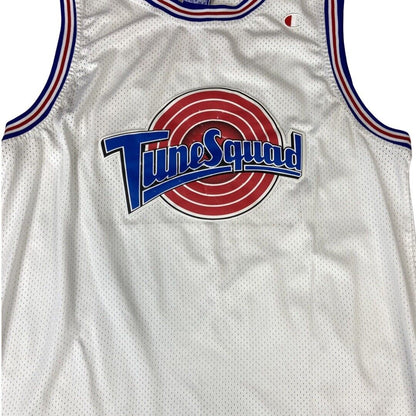 White Champion Tune Squad Space Jam Bill Murray #22 Mesh Basketball Jersey XL