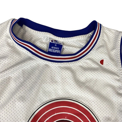 White Champion Tune Squad Space Jam Bill Murray #22 Mesh Basketball Jersey XL