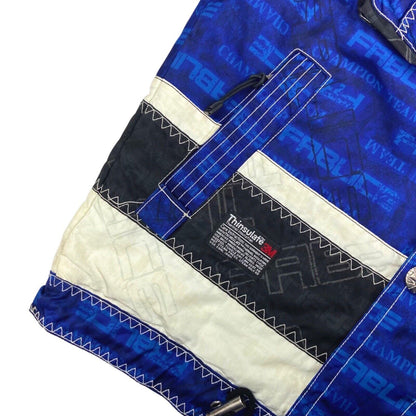 Vintage 90s Blue Fablice Hooded Ski Jacket Coat XL
