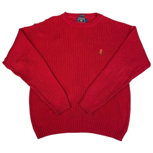 Vintage 90s Red Chaps Ralph Lauren Long Sleeve Knit Sweater Jumper XXL