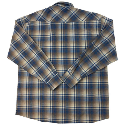 Vintage 70s Style Big E Levi’s Plaid Button Down Western Shirt L