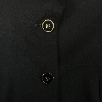 Black Dolce & Gabbana Garbadine Wool Twill Tailored Designer Tuxedo Blazer 12