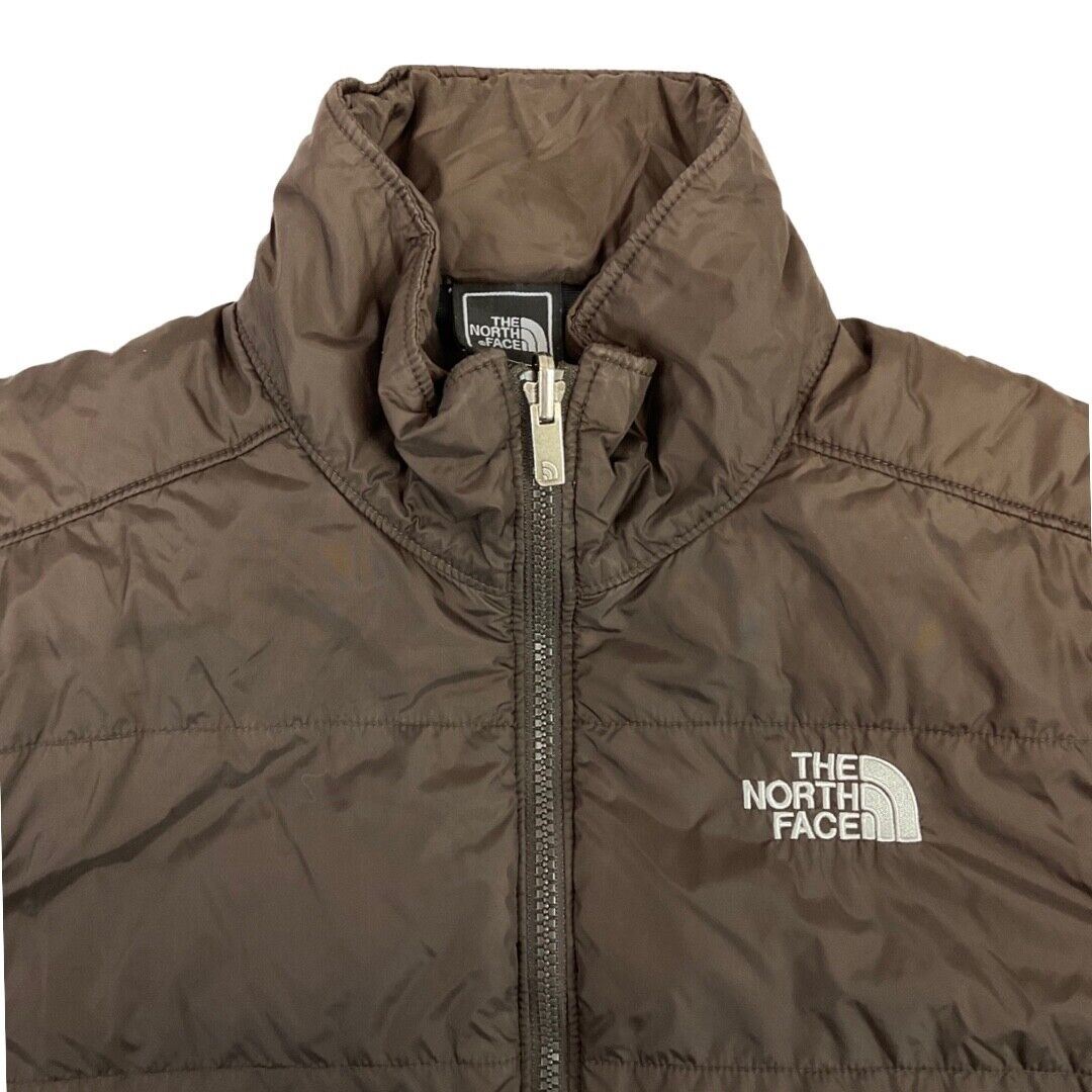 Vintage 90s Brown The North Face Lightweight Puffa Jacket M