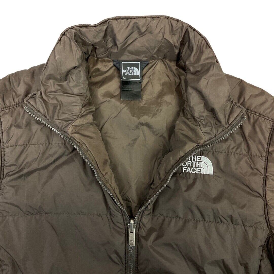 Vintage 90s Brown The North Face Lightweight Puffa Jacket M