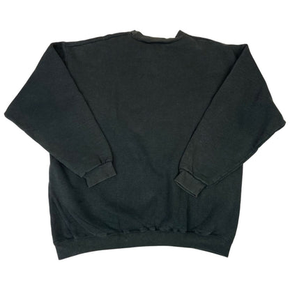 Vintage Rare 90s Black Embroidered Zildjian Crew Neck Lee Jumper XL