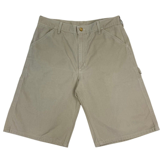 Vintage 90s 00s Beige Carhartt Cargo Shorts M