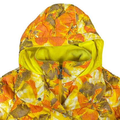Vintage 90s Rare Yellow Orange Ellesse by Goldwin Hawaiian Print Jacket L