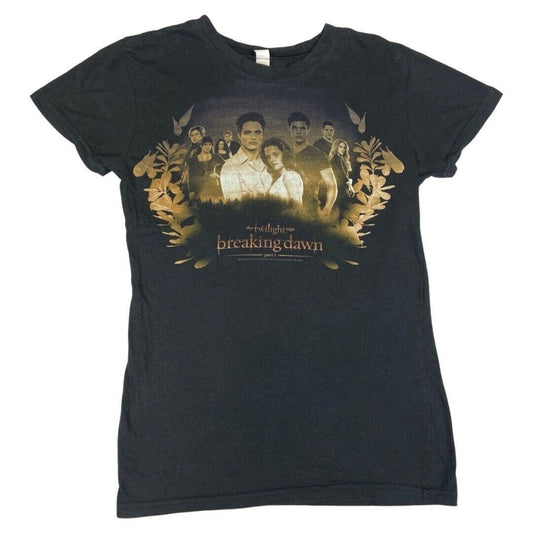 Vintage 00s Black Twilight: Breaking Dawn T-shirt 8 10 S