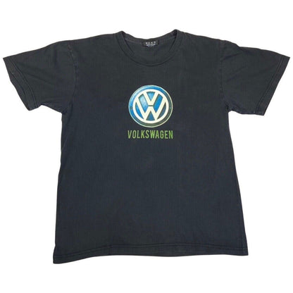 Vintage 90s 00s VW Volkswagen Transporter Graphic Black T-Shirt M
