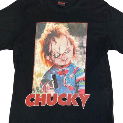 Vintage 90s 00s Black Chucky Graphic T-shirt M