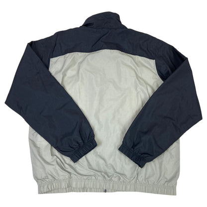 Deadstock 2006 Grey Black Embroidered Nike Zip-Up Windbreaker Jacket L XL