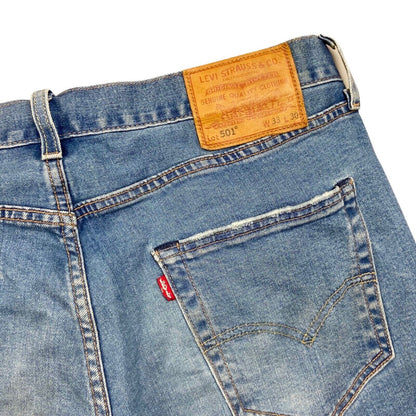 LEVIS BIG E PREMIUM 501 STRAIGHT JEANS RED TAB ROCKABILLY MOD 34W 30L