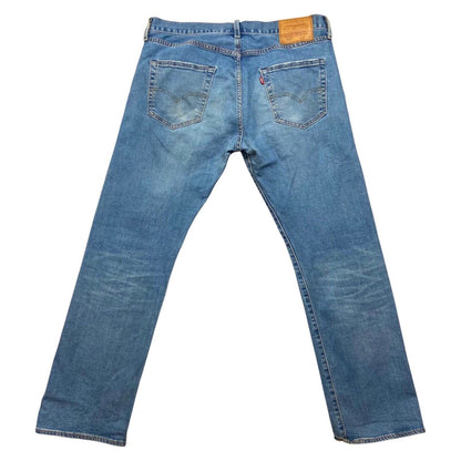 LEVIS BIG E PREMIUM 501 STRAIGHT JEANS RED TAB ROCKABILLY MOD 34W 30L