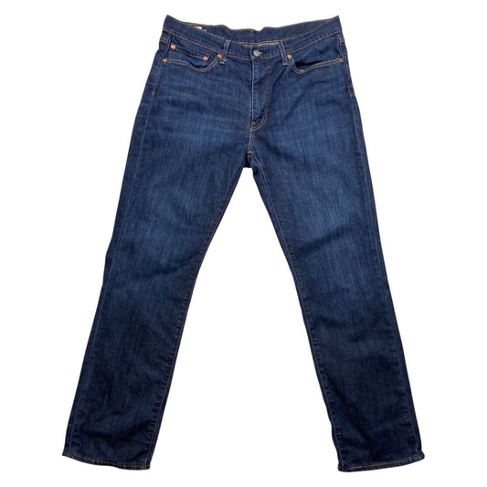 LEVIS PREMIUM BIG E 514 DARK INDIGO STRAIGHT CUT JEANS ROCKABILLY MOD 36 W 32 L