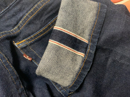 LADIES LEVIS PREMIUM SELVEDGE 511 BOYFRIEND SKINNY FIT  STRETCH JEANS 28 W 32 L
