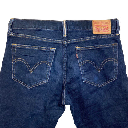 LADIES LEVIS PREMIUM SELVEDGE 511 BOYFRIEND SKINNY FIT  STRETCH JEANS 28 W 32 L
