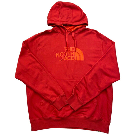 Vintage 90s 00s Red The North Face Embroidered Hoodie XL