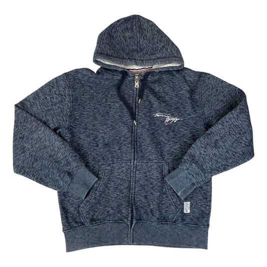 Vintage 90s 00s Denim Mark Colour Tommy Hilfiger Embroidered Hoodie L