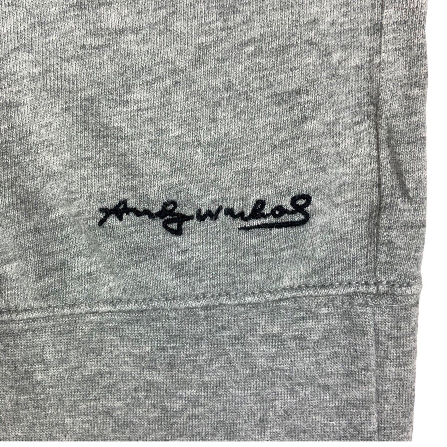 VTG 90s 00s GREY YELLOW ANDY WARHOL BANANA HYPEBEAST SPRZ NY CREWNECK JUMPER M