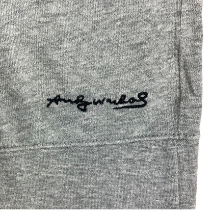 VTG 90s 00s GREY YELLOW ANDY WARHOL BANANA HYPEBEAST SPRZ NY CREWNECK JUMPER M