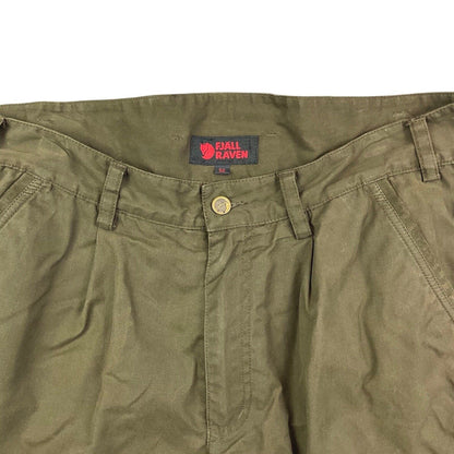 Vintage 90s 00s Khaki Green Fjällräven Cargo Utility Trousers L