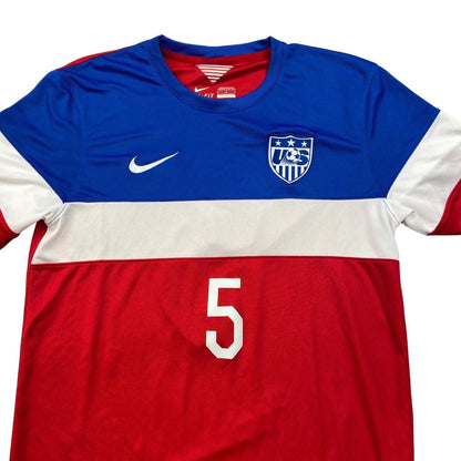 2014 Red White Blue U.S.A Dri-Fit Football T-Shirt 'BESLER 5' M