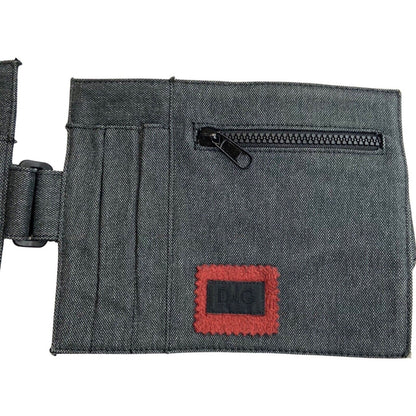 Vintage Grey Designer Dolce & Gabbana Cross Body Bum Bag
