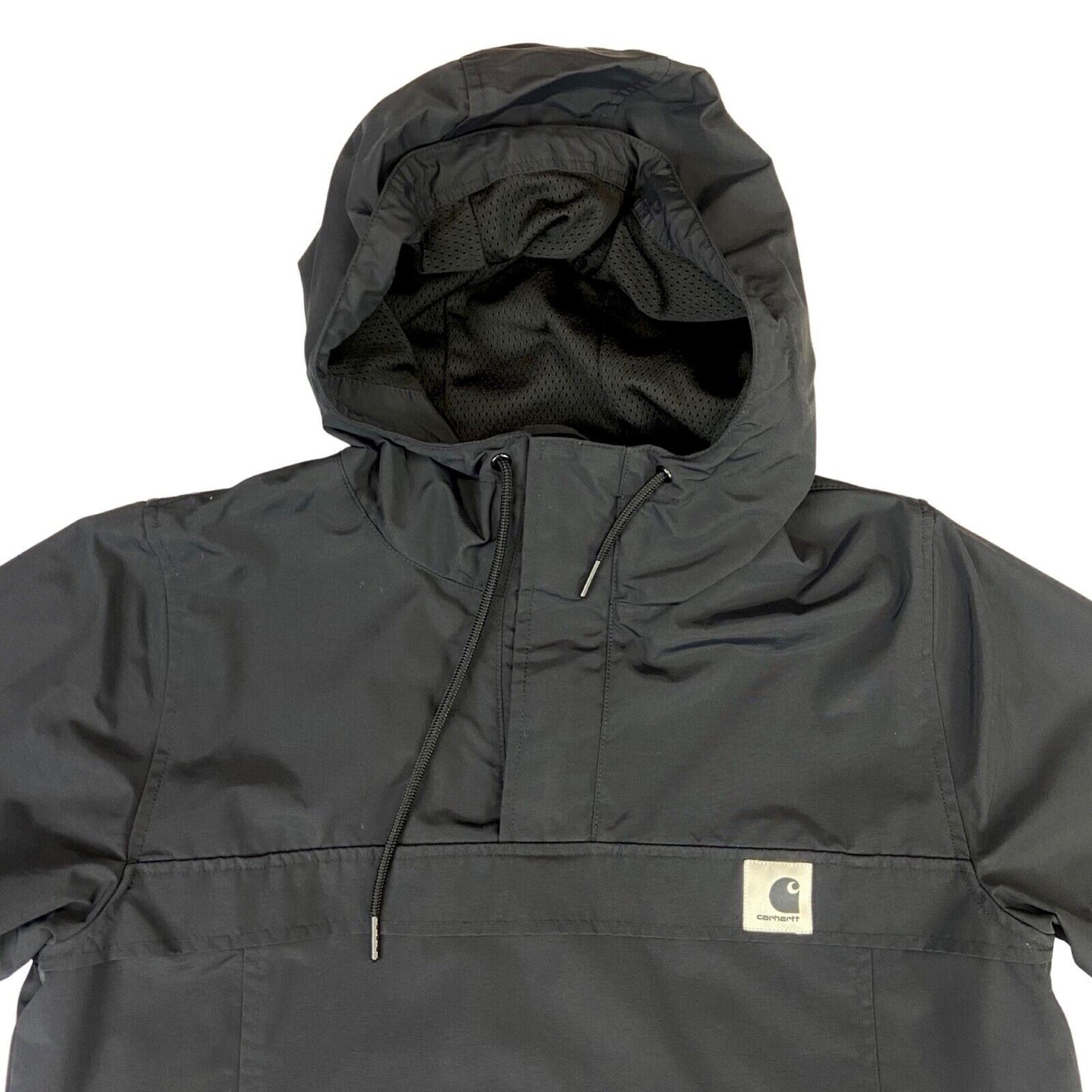 Vintage 00s Black Carhartt Pullover Waterproof Jacket M