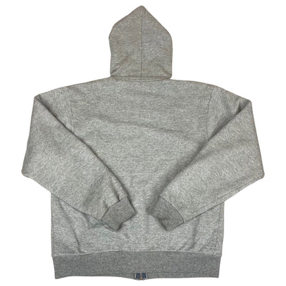 2010s Grey Carhartt Thermal Mesh Carlux Zip-Up Hooded Sweatshirt Extra Large