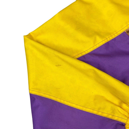 Vintage 80s 90s Yellow Purple Red KIMO Light Weight Wind Breaker XXL