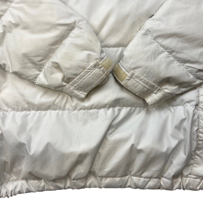2000s White North Face 700 Womens Puffer Jacket Medium