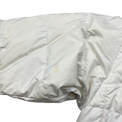 2000s White North Face 700 Womens Puffer Jacket Medium