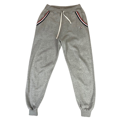 Vintage 00s Y2K Grey Moncler Sweat Pants Joggers Embroidered Logo M