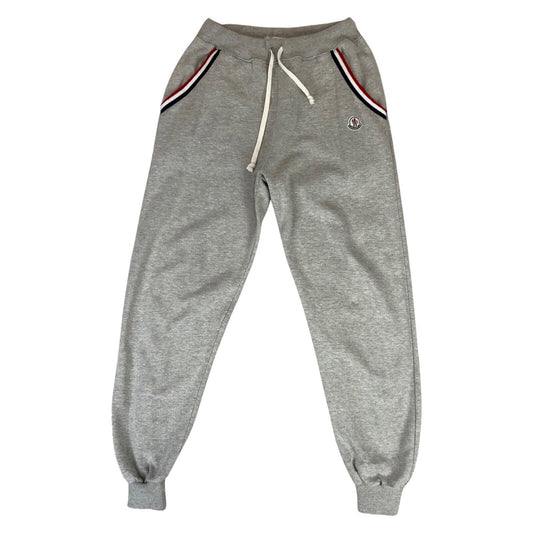 Vintage 00s Y2K Grey Moncler Sweat Pants Joggers Embroidered Logo M