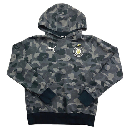 Puma x Bape FC Collaboration Camouflage Pullover Hoodie Medium