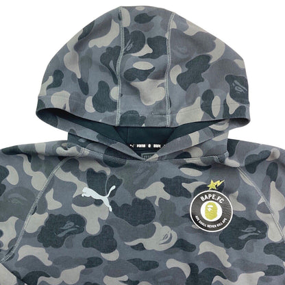 Puma x Bape FC Collaboration Camouflage Pullover Hoodie Medium