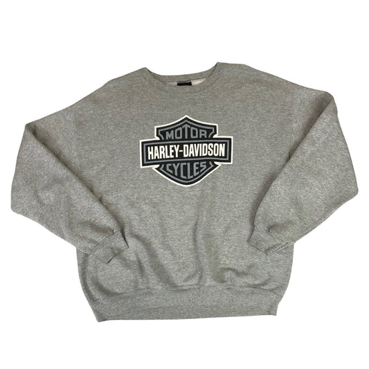 VTG 2007 GENUINE HARLEY DAVIDSON SWEATSHIRT ITALY ITALIAN DEALERSHIP XL 50” (46)