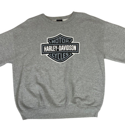 VTG 2007 GENUINE HARLEY DAVIDSON SWEATSHIRT ITALY ITALIAN DEALERSHIP XL 50” (46)